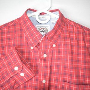 Cinch Button Up Red Western Shirt Size Large